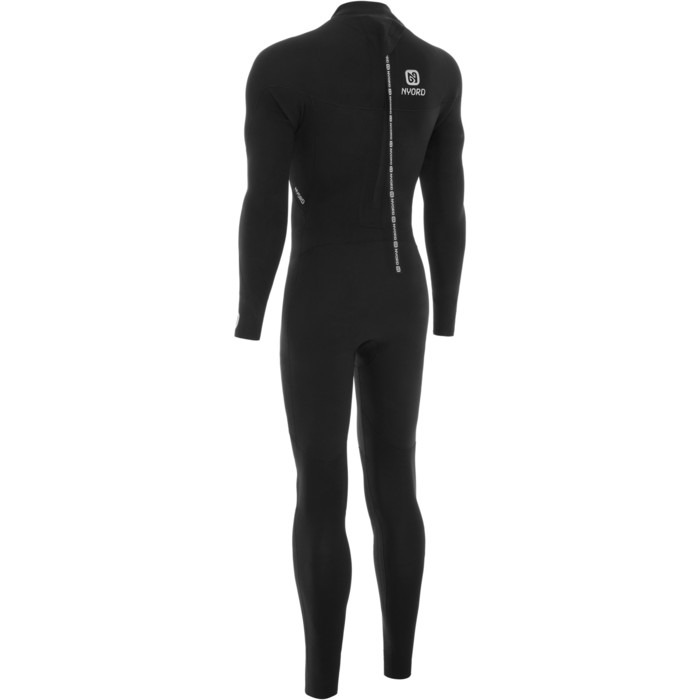 2024 Nyord Mens Furno 3/2mm Back Zip GBS Wetsuit FBM32001 - Black